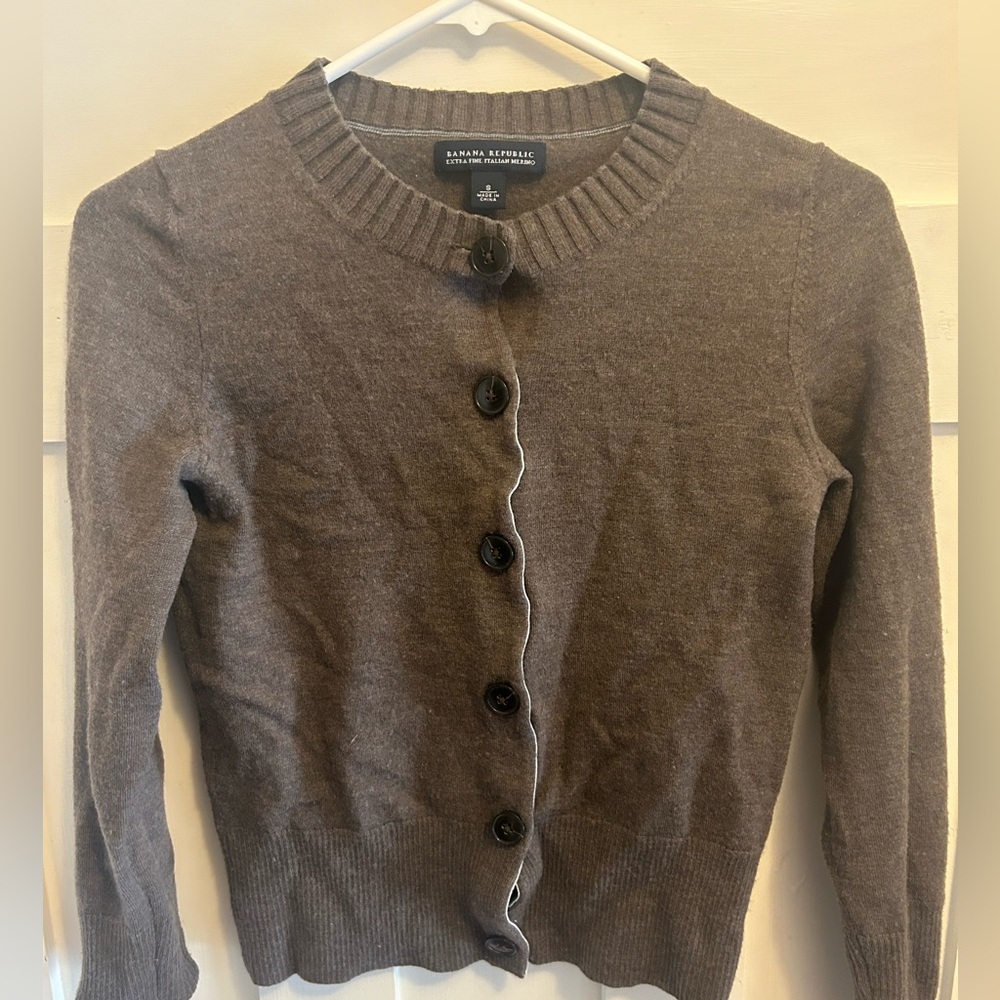 Unisex brown merino sweater